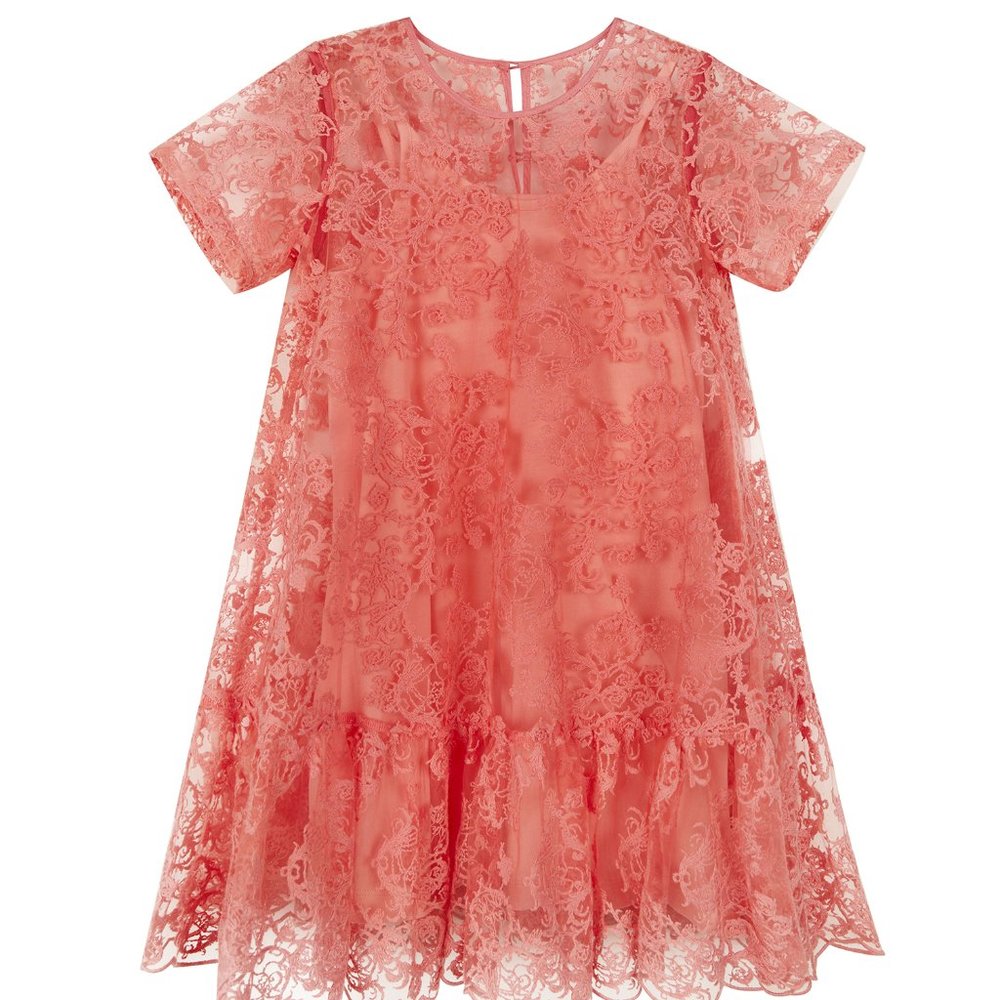 JNBY Lace Ruffle Bottom Dress - Picture 4 of 6